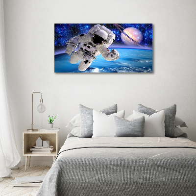 Quadro su vetro acrilico Astronauta