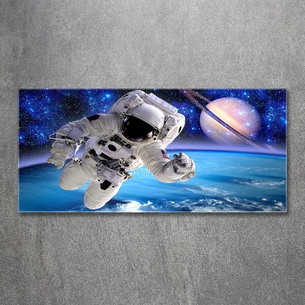 Quadro su vetro acrilico Astronauta