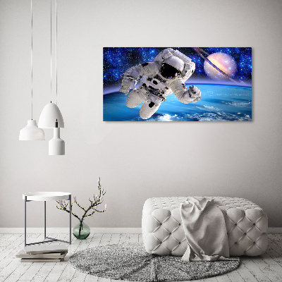 Quadro su vetro acrilico Astronauta
