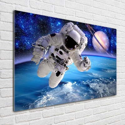 Quadro su vetro acrilico Astronauta