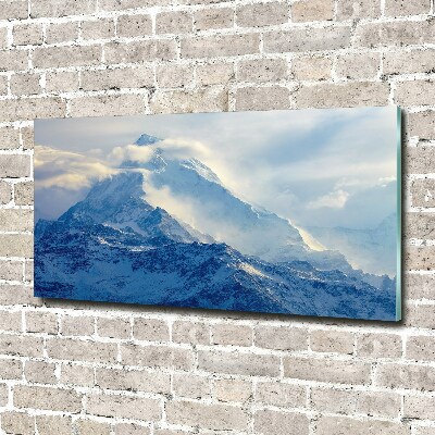 Quadro su vetro acrilico Cima della montagna