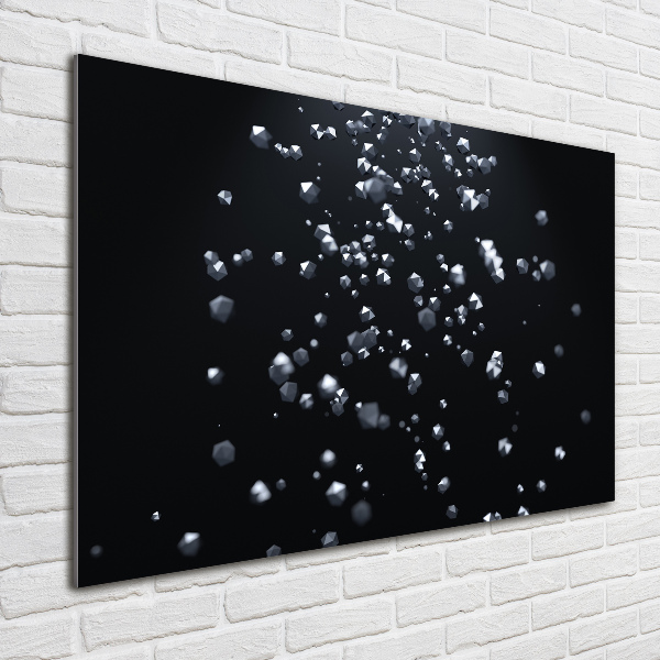 Quadro su vetro acrilico Astrazione 3D