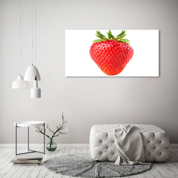 Quadro su vetro acrilico Fragola
