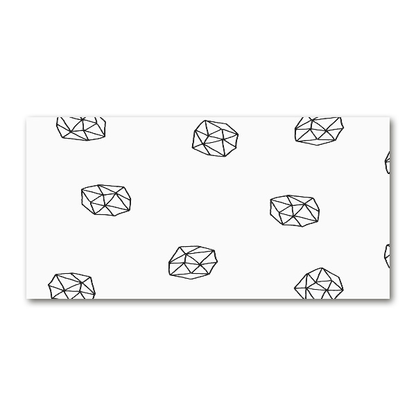 Quadro su vetro acrilico Modello astratto