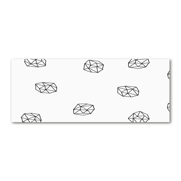 Quadro su vetro acrilico Modello astratto