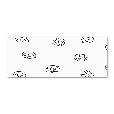 Quadro su vetro acrilico Modello astratto