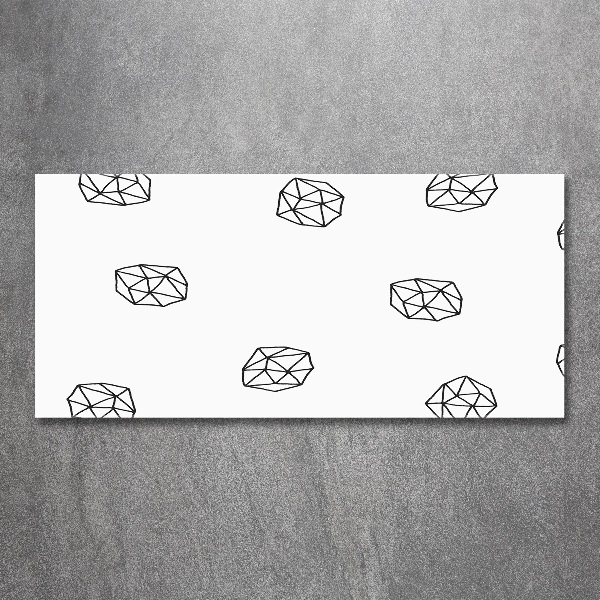 Quadro su vetro acrilico Modello astratto