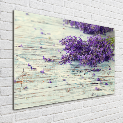 Quadro in vetro acrilico Lavanda