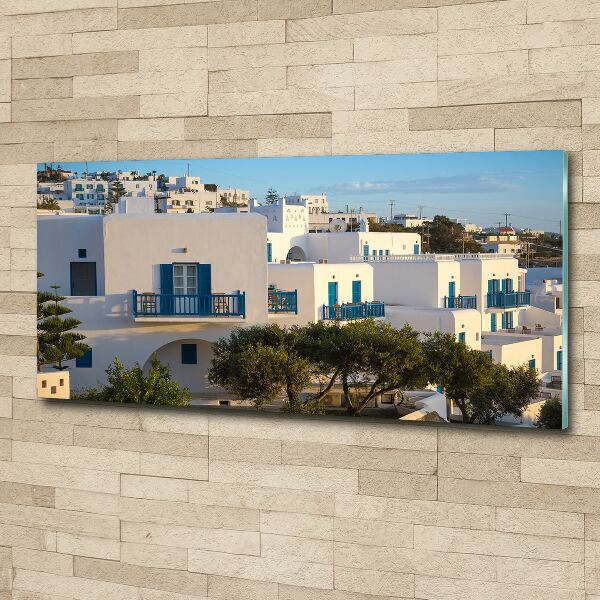 Quadro su vetro acrilico Mykonos, Grecia
