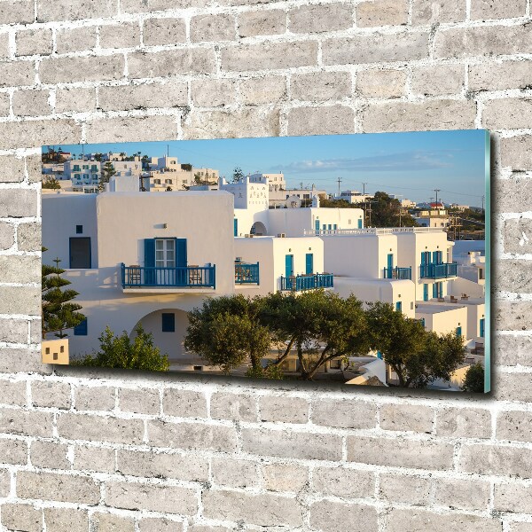 Quadro su vetro acrilico Mykonos, Grecia