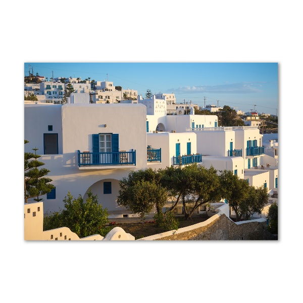 Quadro su vetro acrilico Mykonos, Grecia