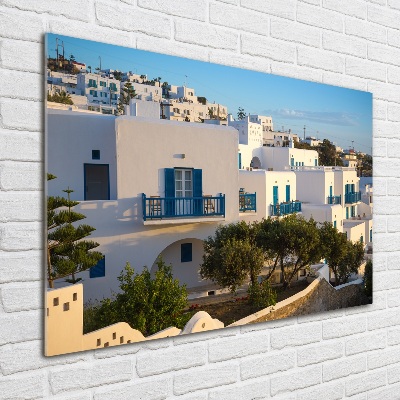 Quadro su vetro acrilico Mykonos, Grecia