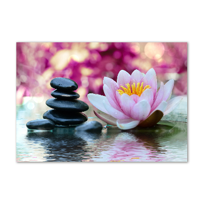 Quadro su vetro acrilico Ninfea