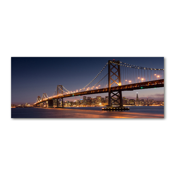 Quadro in vetro acrilico Ponte di San Francisco