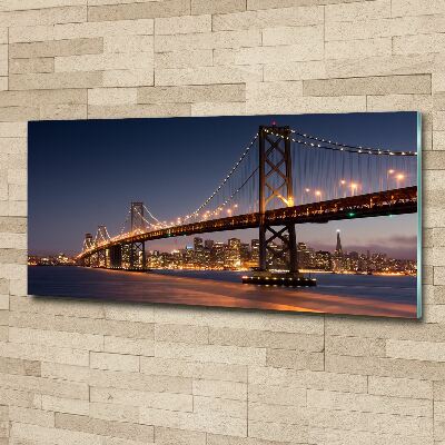 Quadro in vetro acrilico Ponte di San Francisco