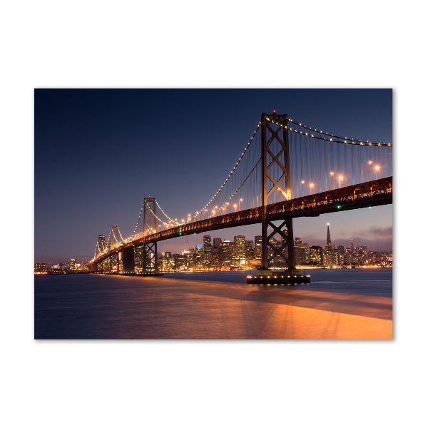 Quadro in vetro acrilico Ponte di San Francisco