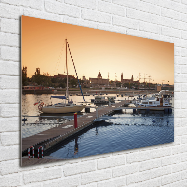Quadro in vetro acrilico Stettino, Polonia