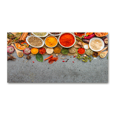 Quadro su vetro acrilico Miscela di spezie