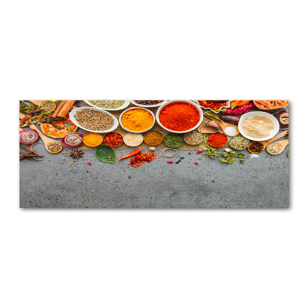 Quadro su vetro acrilico Miscela di spezie