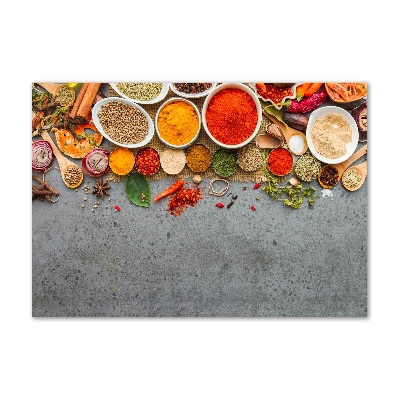 Quadro su vetro acrilico Miscela di spezie
