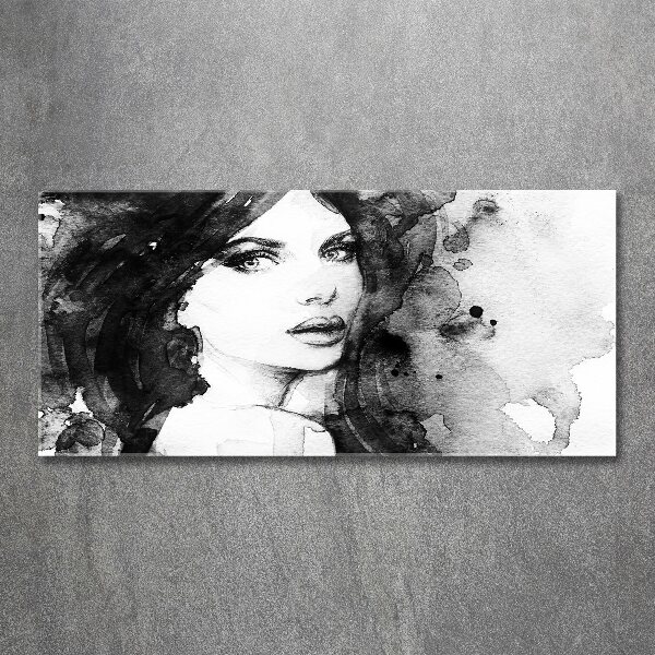 Quadro in vetro acrilico Ritratto di donna