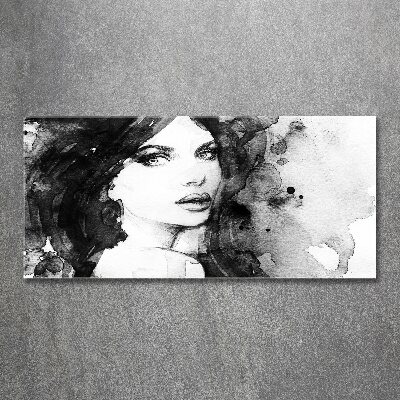 Quadro in vetro acrilico Ritratto di donna