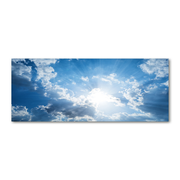 Quadro in vetro acrilico Nuvole nel cielo