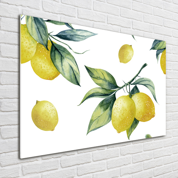Quadro su vetro acrilico Limoni
