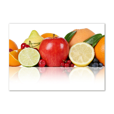 Quadro in vetro acrilico Frutti colorati