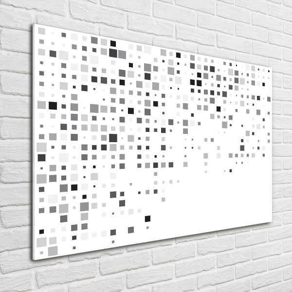 Quadro su vetro acrilico Quadrati di astrazione