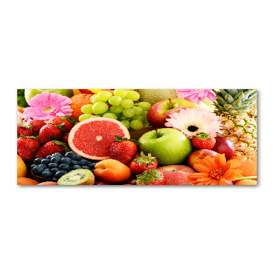 Quadro su vetro acrilico Frutti colorati