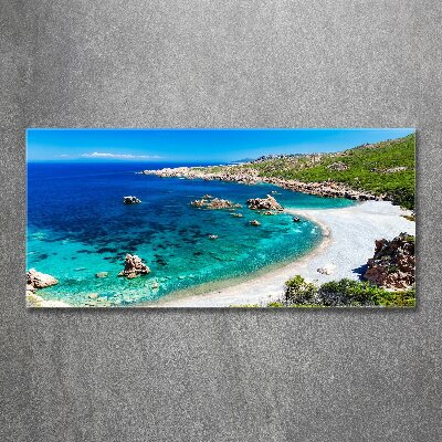 Quadro su vetro acrilico Baia di mare