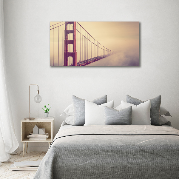 Quadro su vetro acrilico Ponte di San Francisco
