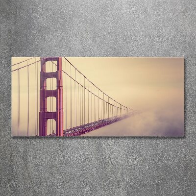 Quadro su vetro acrilico Ponte di San Francisco