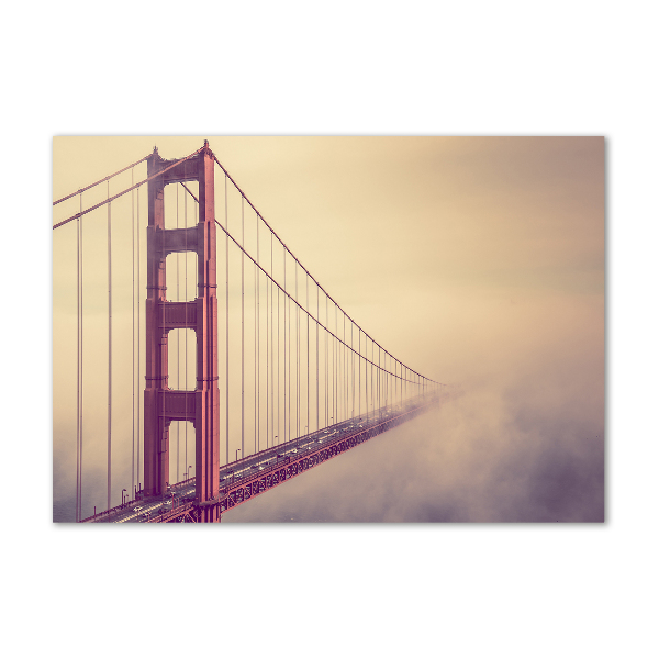 Quadro su vetro acrilico Ponte di San Francisco