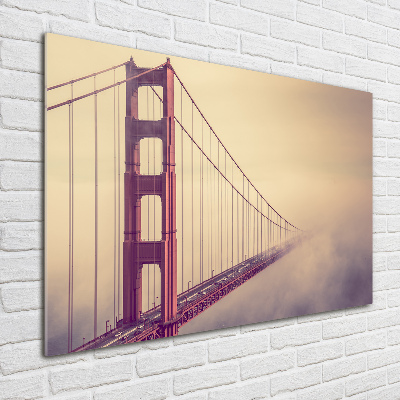 Quadro su vetro acrilico Ponte di San Francisco