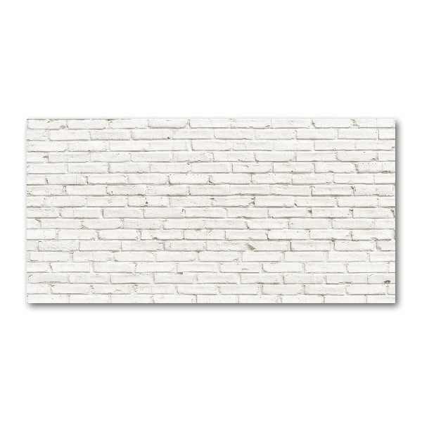 Quadro vetro acrilico Muro di mattoni