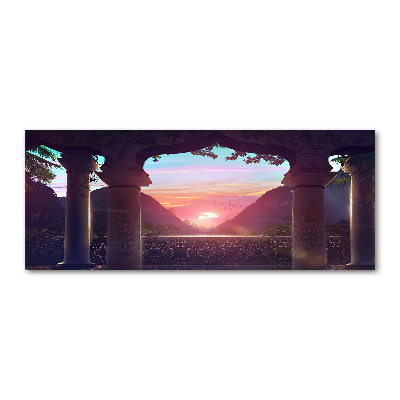 Quadro in vetro acrilico Architettura orientale