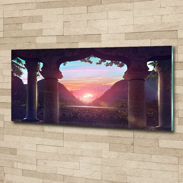 Quadro in vetro acrilico Architettura orientale