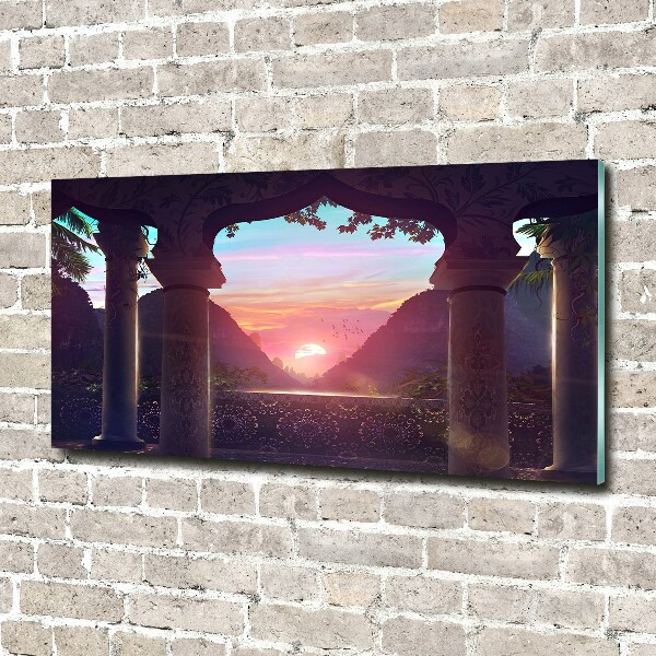 Quadro in vetro acrilico Architettura orientale