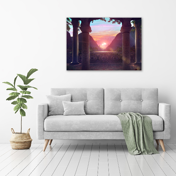 Quadro in vetro acrilico Architettura orientale