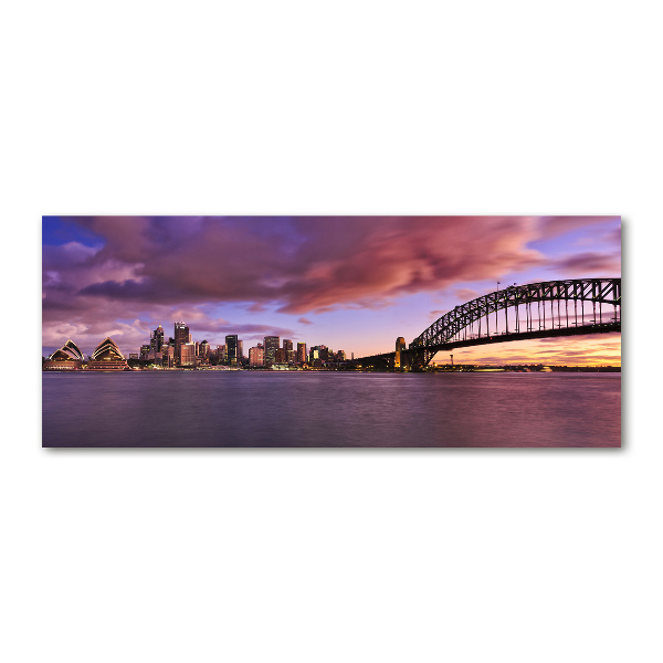 Quadro su vetro acrilico Ponte di Sydney