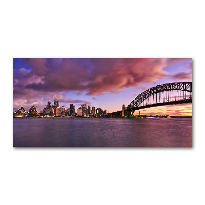 Quadro su vetro acrilico Ponte di Sydney