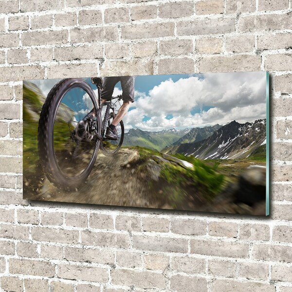Quadro vetro acrilico Mountain bike