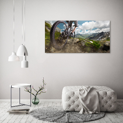 Quadro vetro acrilico Mountain bike