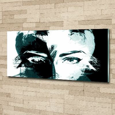 Quadro vetro acrilico Donna astratta