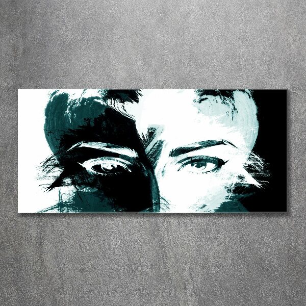 Quadro vetro acrilico Donna astratta