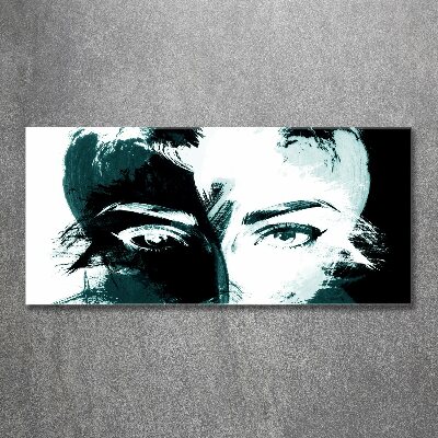 Quadro vetro acrilico Donna astratta