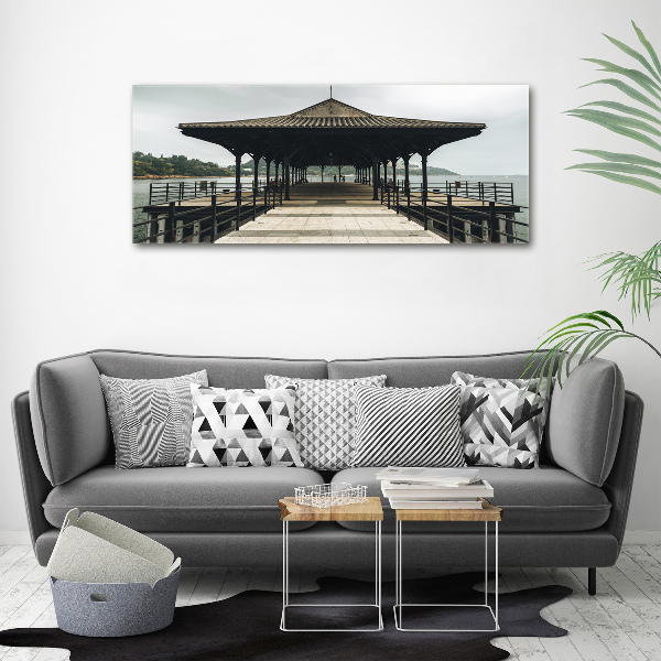 Quadro in vetro acrilico Molo di Hong Kong