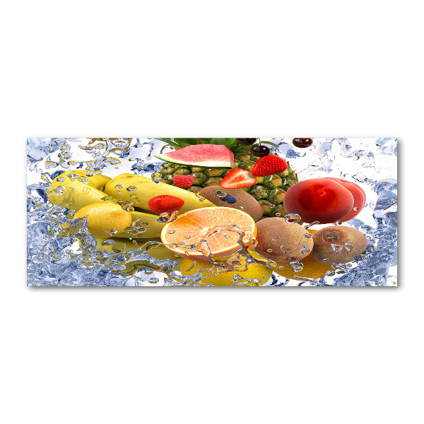 Quadro vetro acrilico Frutta e acqua